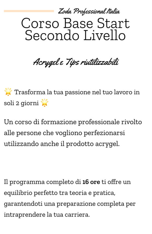 Corso Base Start Secondo Livello - immagine 2