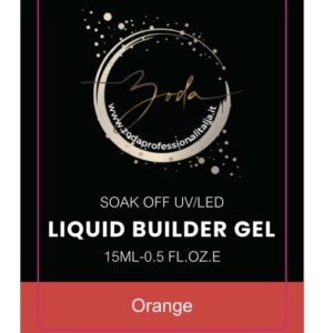 Orange Liquid Builder Gel